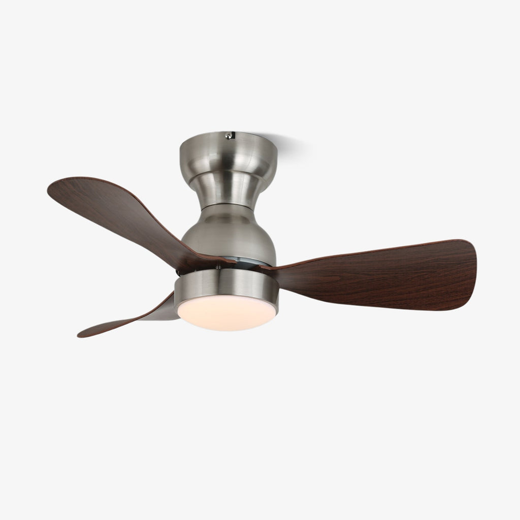 Plafonnier Ventilateur Aurdorus en Bois