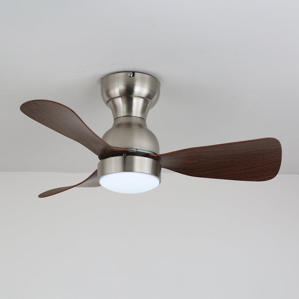 Plafonnier Ventilateur Aurdorus en Bois