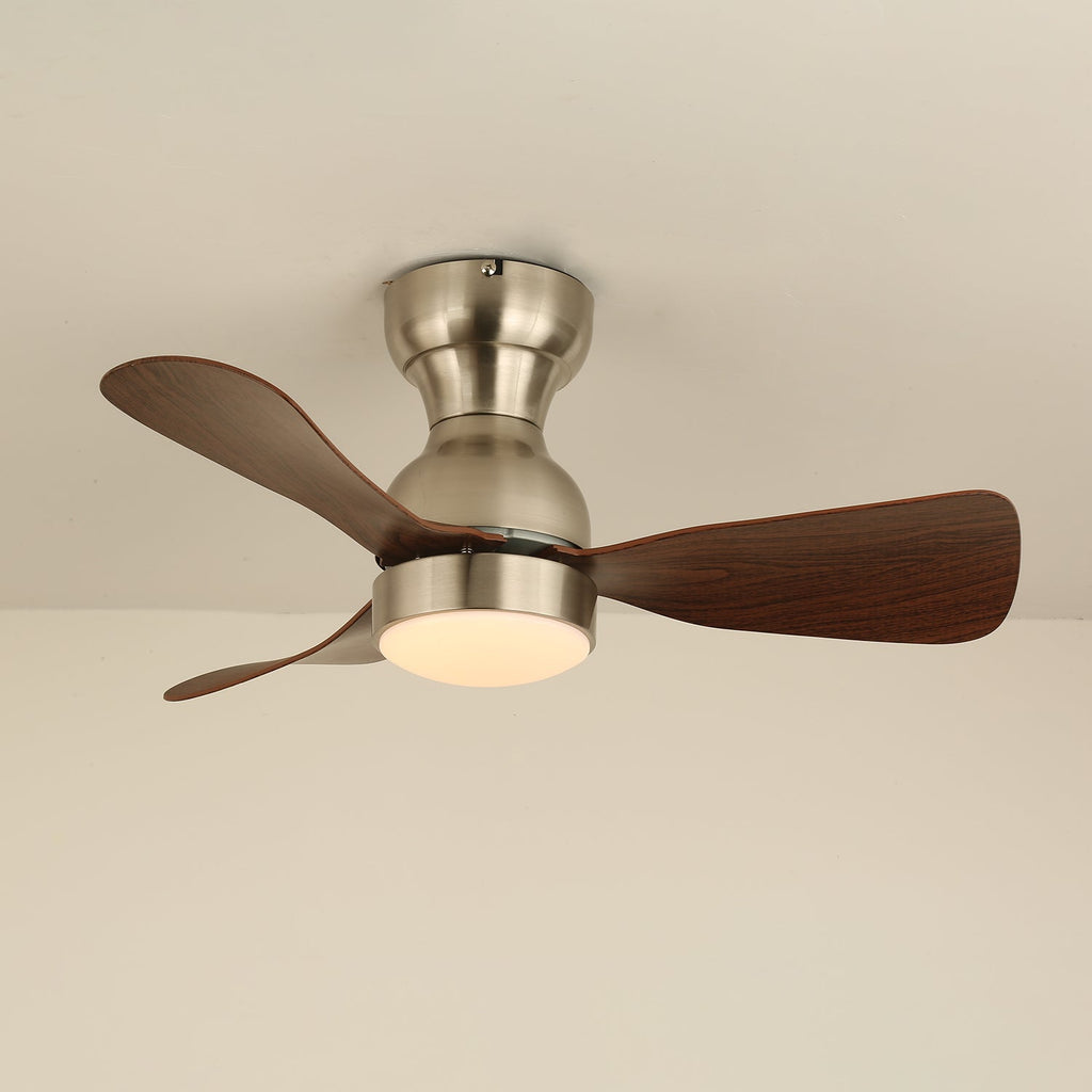 Plafonnier Ventilateur Aurdorus en Bois