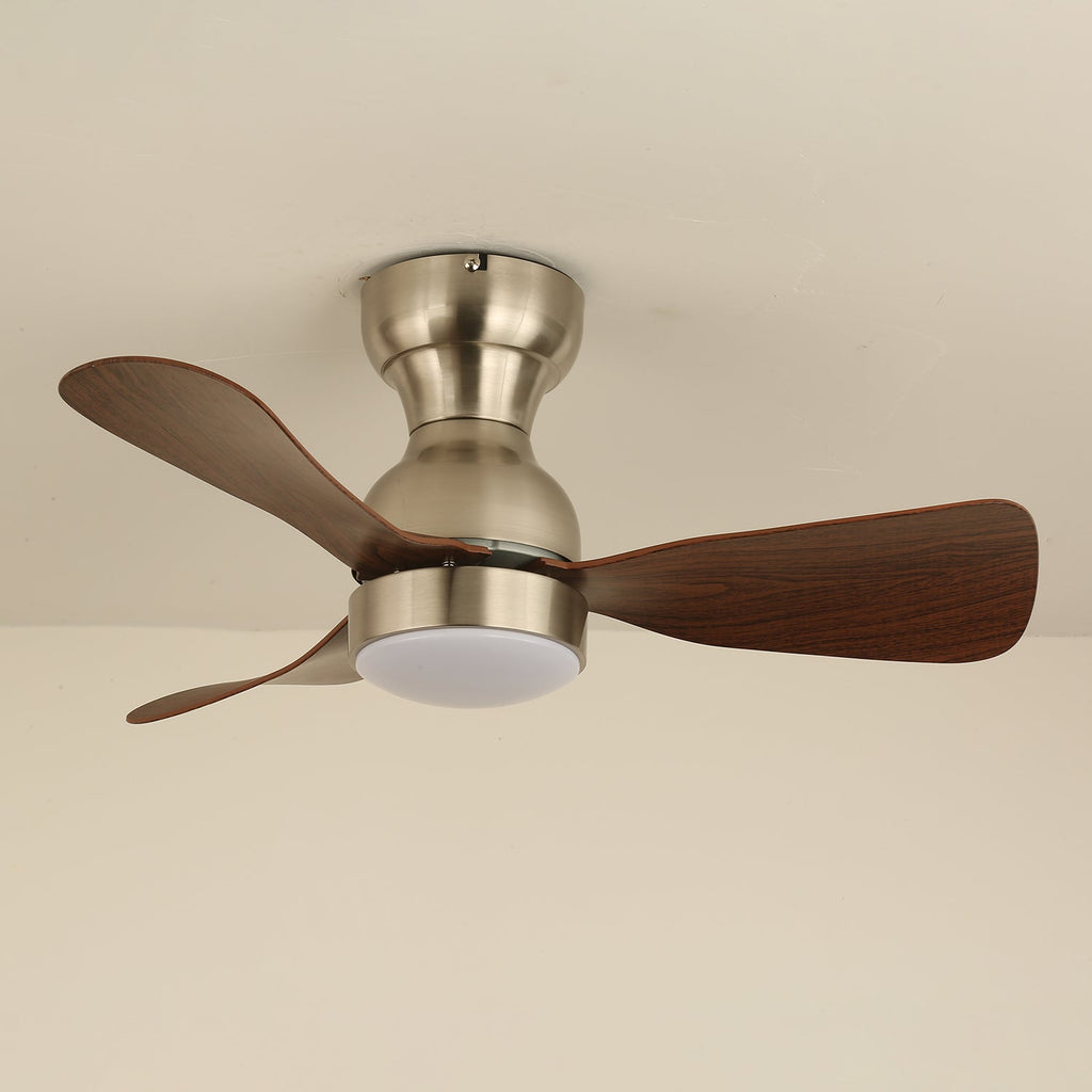 Plafonnier Ventilateur Aurdorus en Bois
