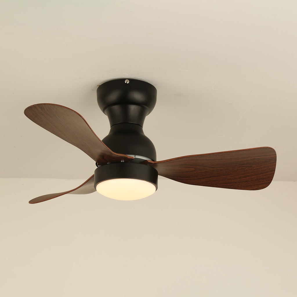 Plafonnier Ventilateur Aurdorus en Bois
