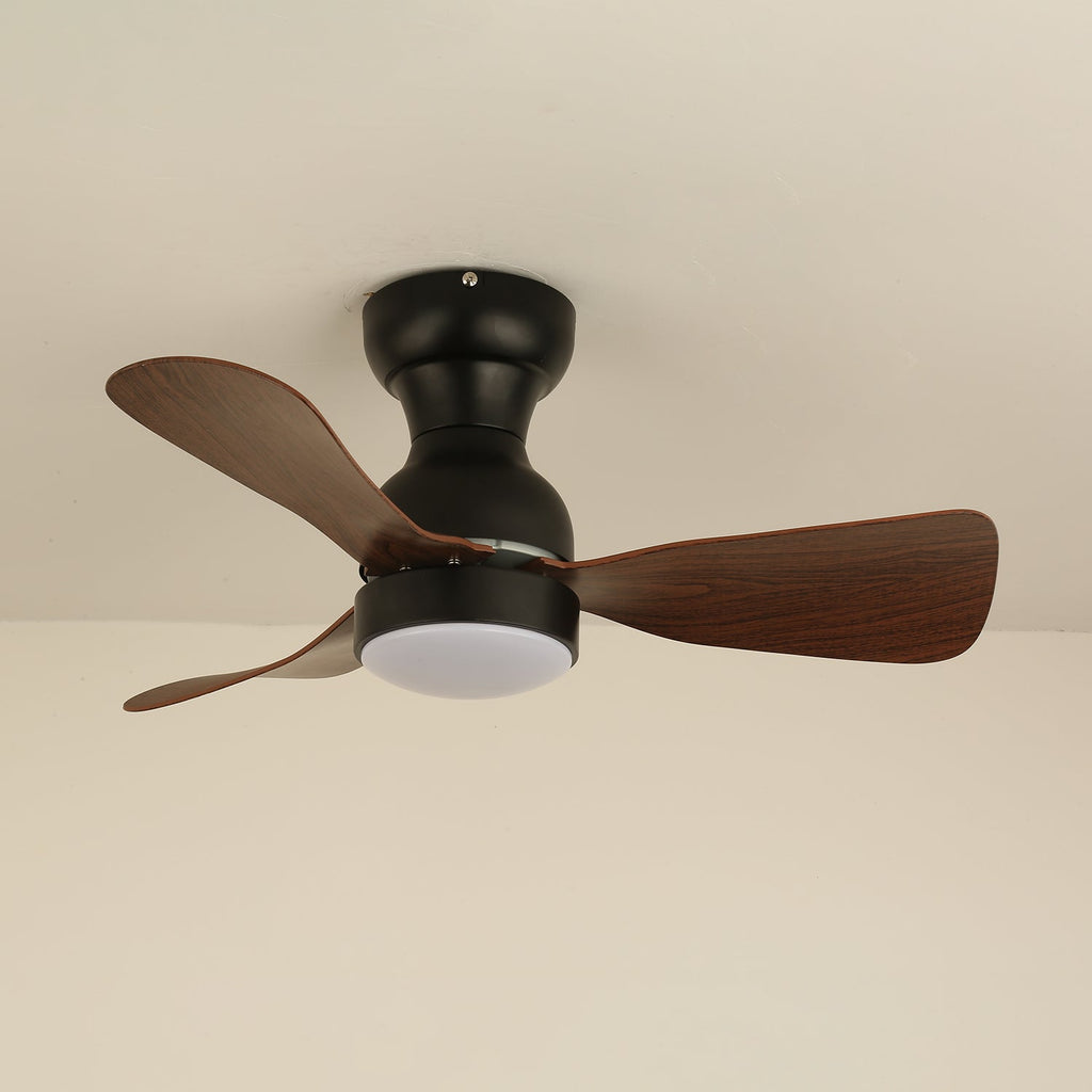 Plafonnier Ventilateur Aurdorus en Bois