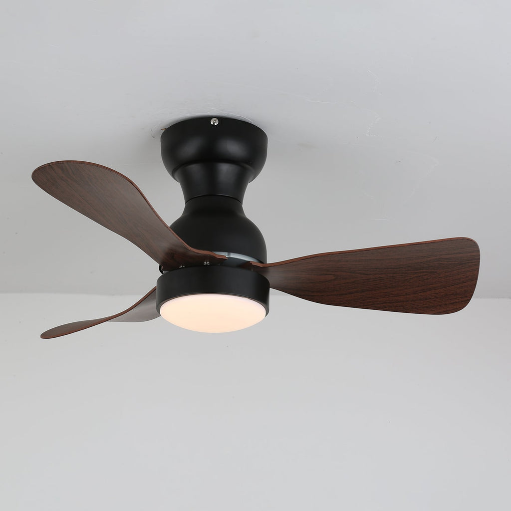 Plafonnier Ventilateur Aurdorus en Bois