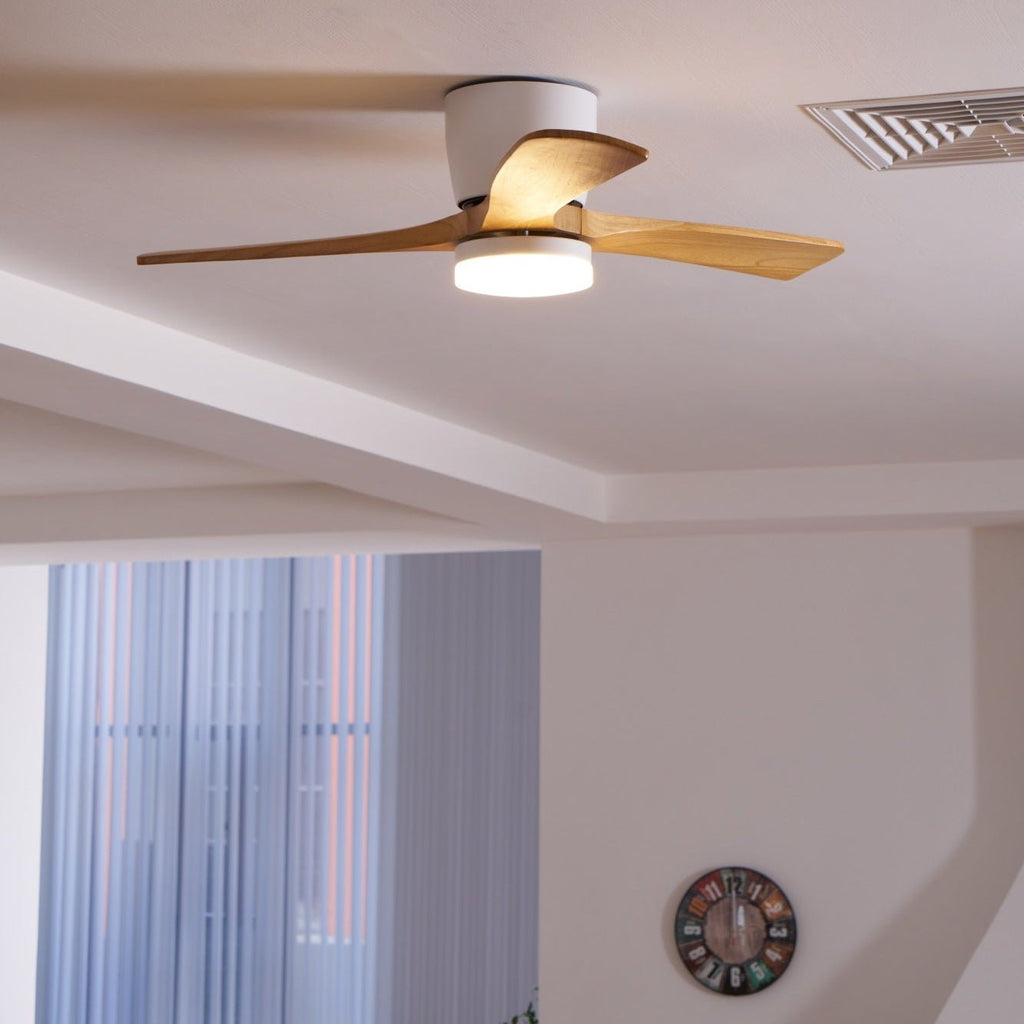 Plafonnier Ventilateur Elena en Bois