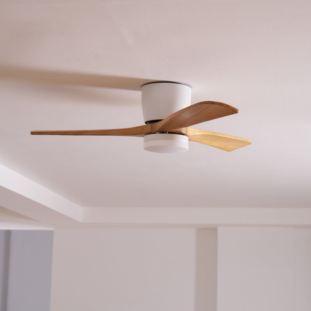 Plafonnier Ventilateur Elena en Bois