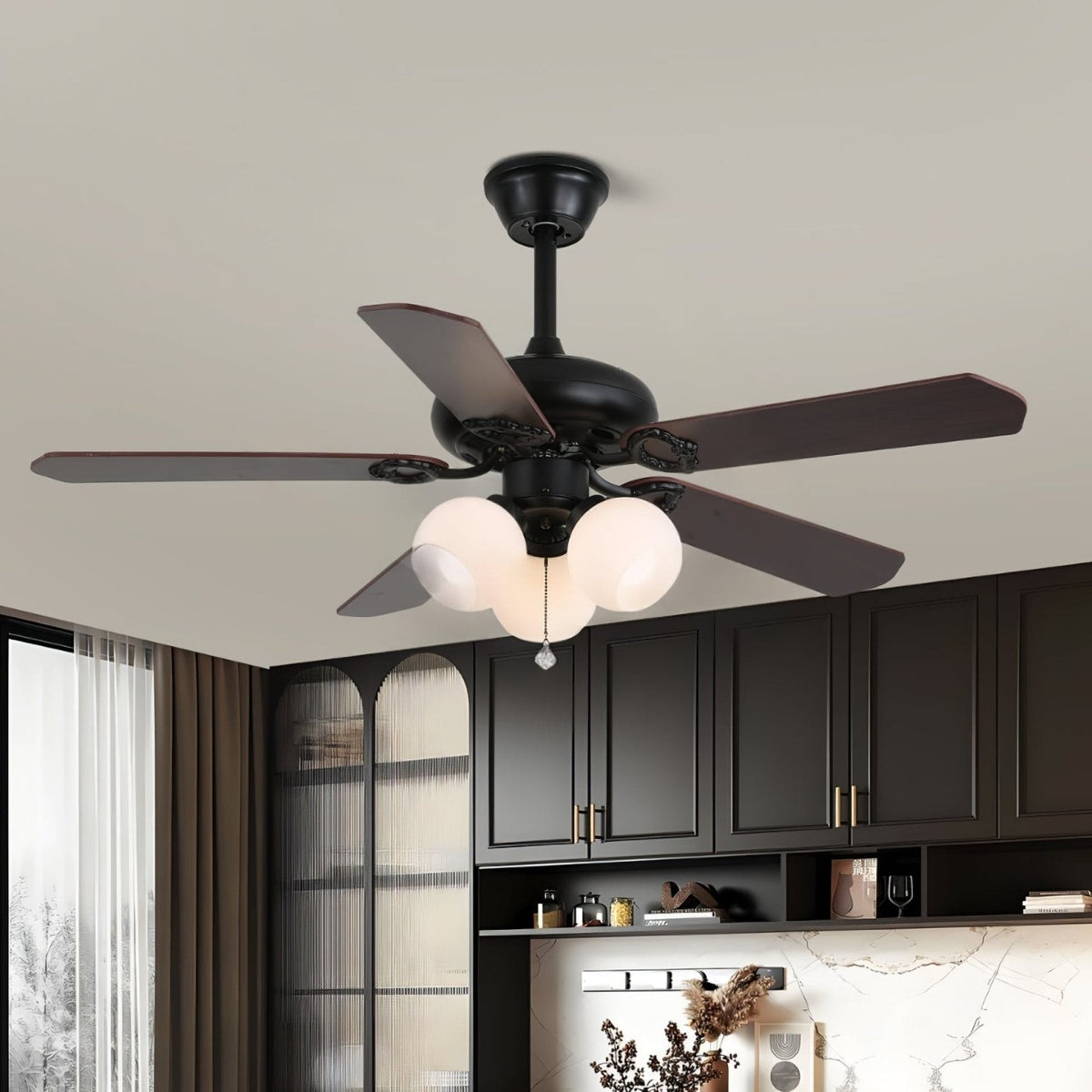 Plafonnier Ventilateur Calviera Vintage
