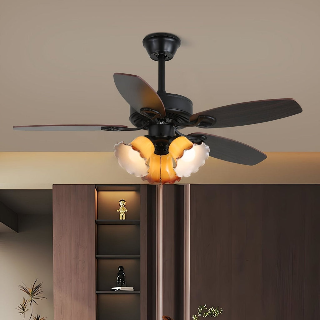 Plafonnier Ventilateur Calviera Vintage