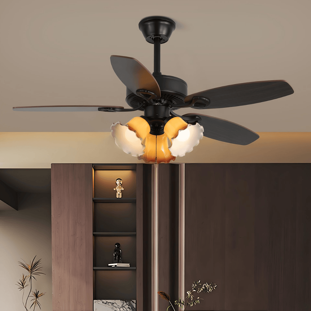 Plafonnier Ventilateur Calviera Vintage