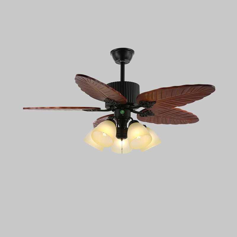 Plafonnier Ventilateur Alistair en Bois
