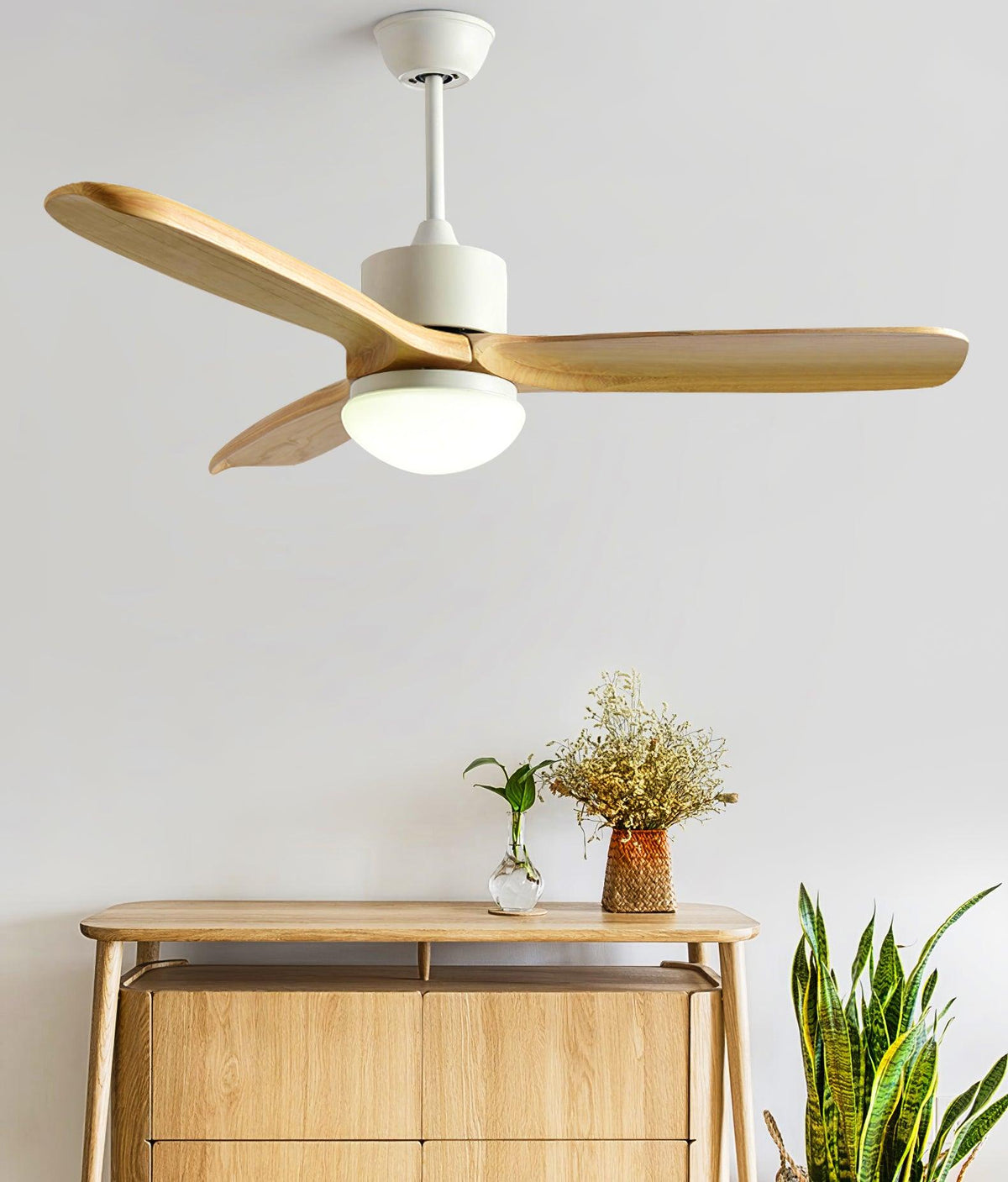 Plafonnier Ventilateur Utalis Naturel