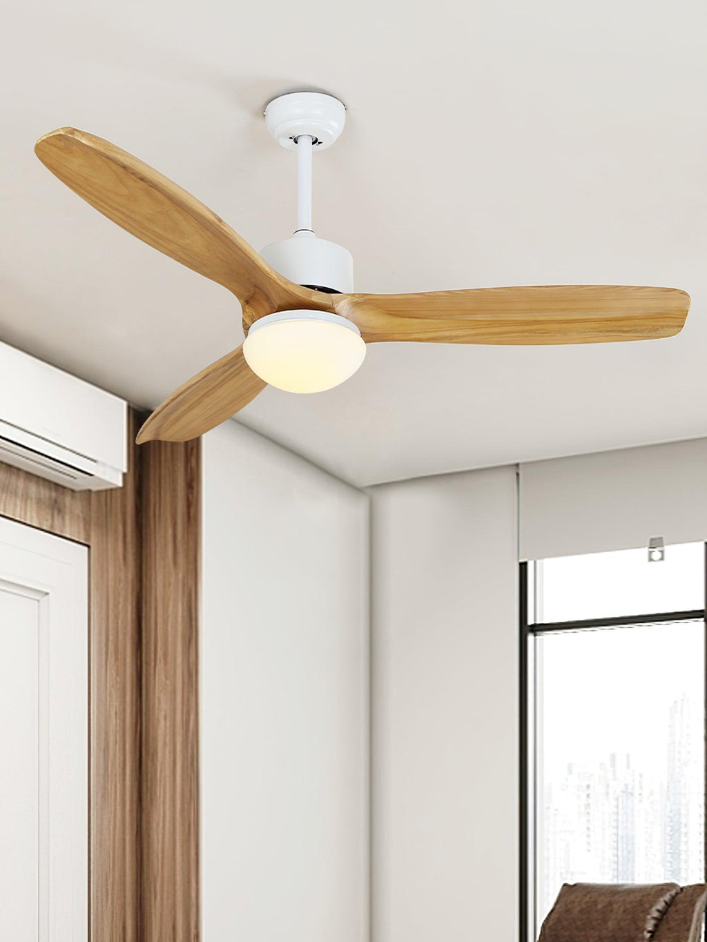Plafonnier Ventilateur Utalis Naturel