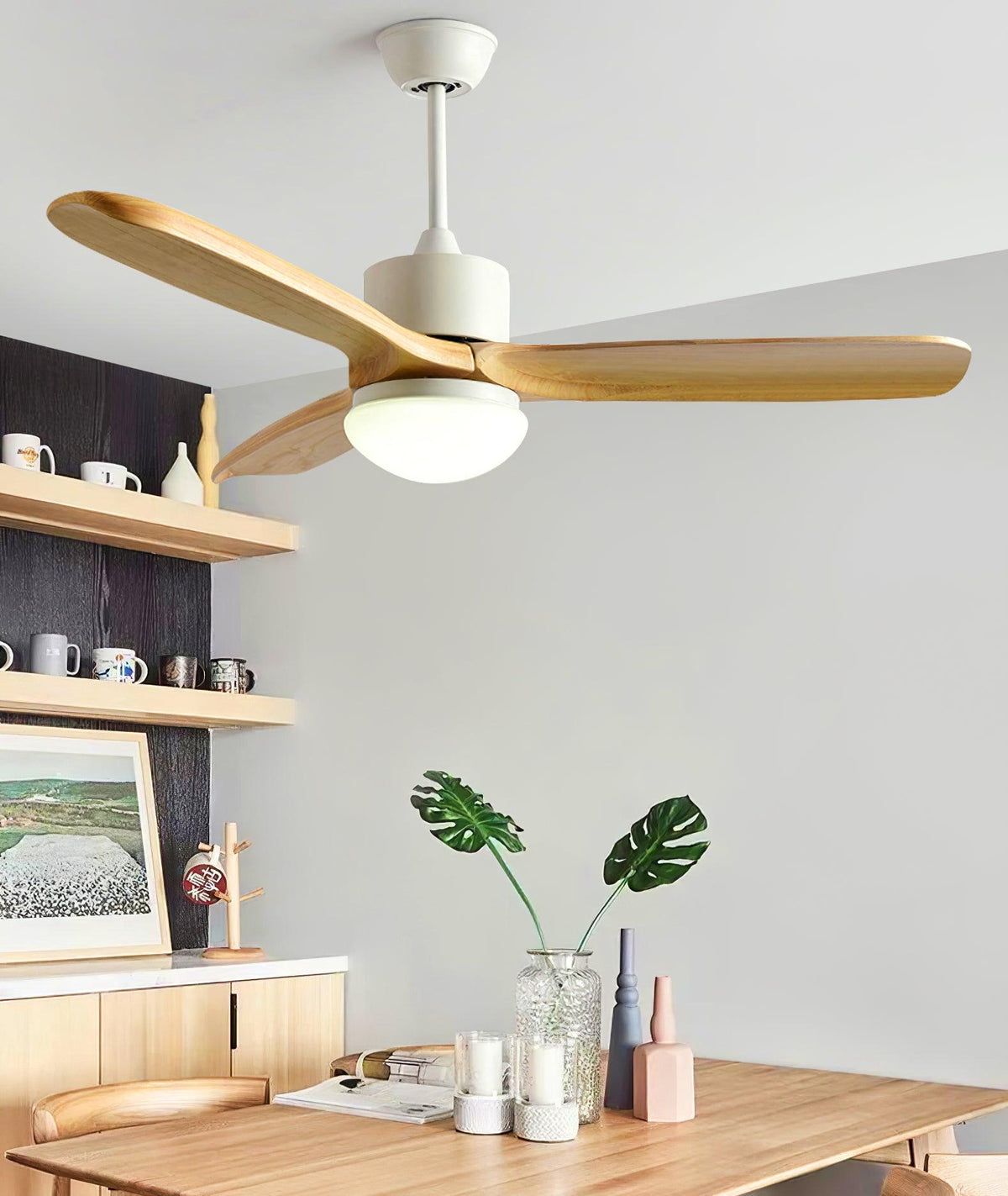 Plafonnier Ventilateur Utalis Naturel