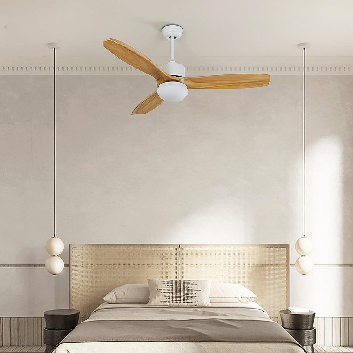 Plafonnier Ventilateur Utalis Naturel
