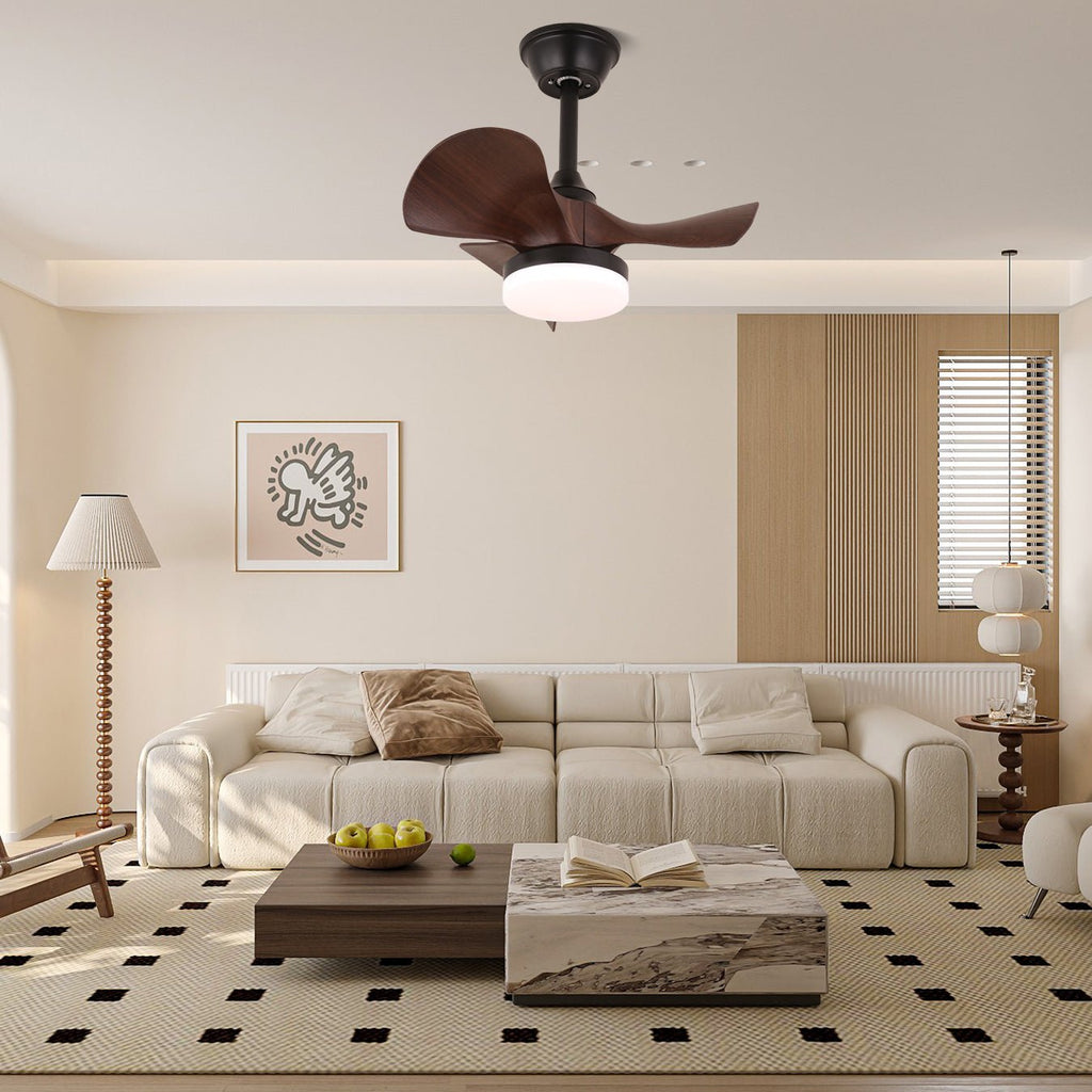 Plafonnier Ventilateur Neriah en Bois