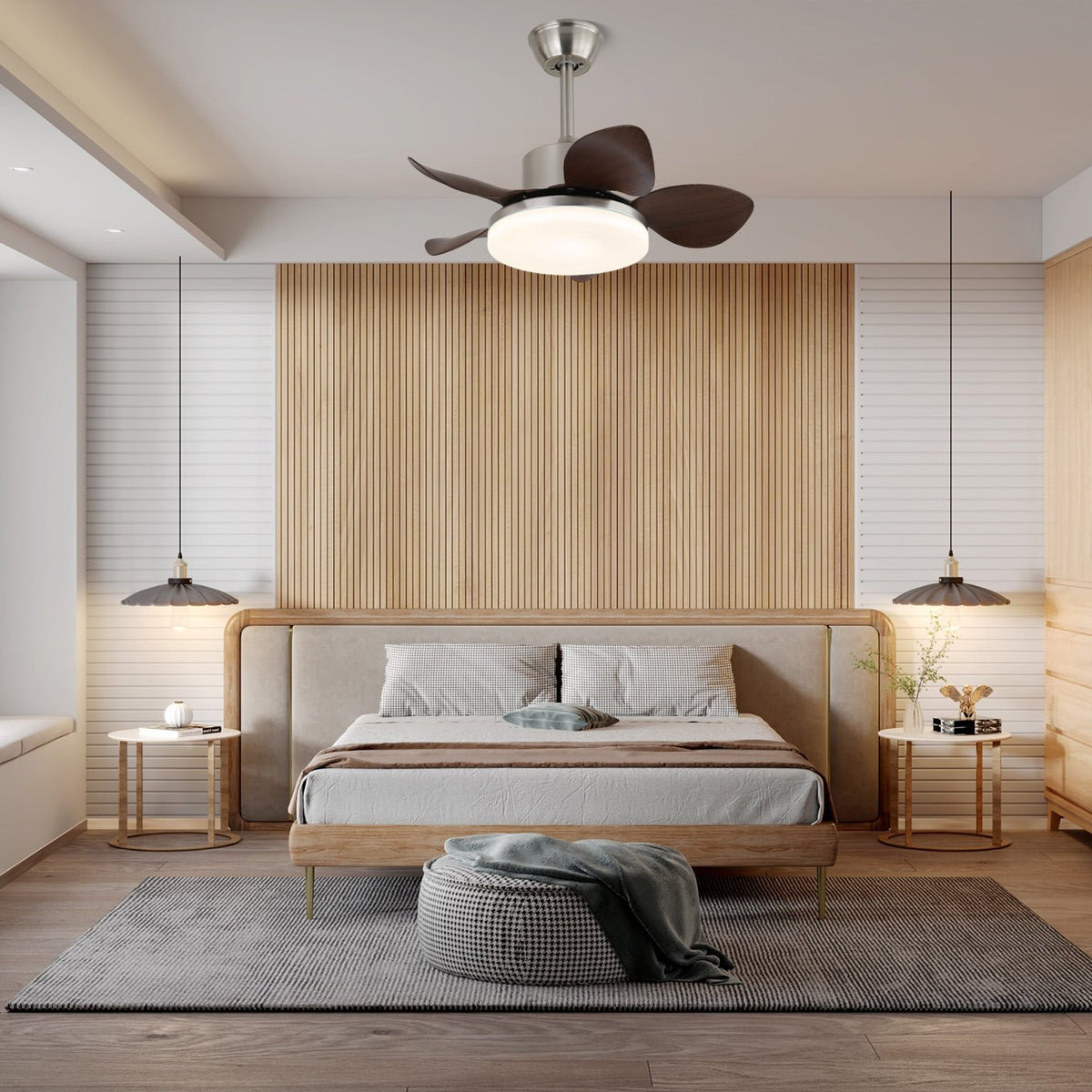 Plafonnier Ventilateur Kaelen Compact