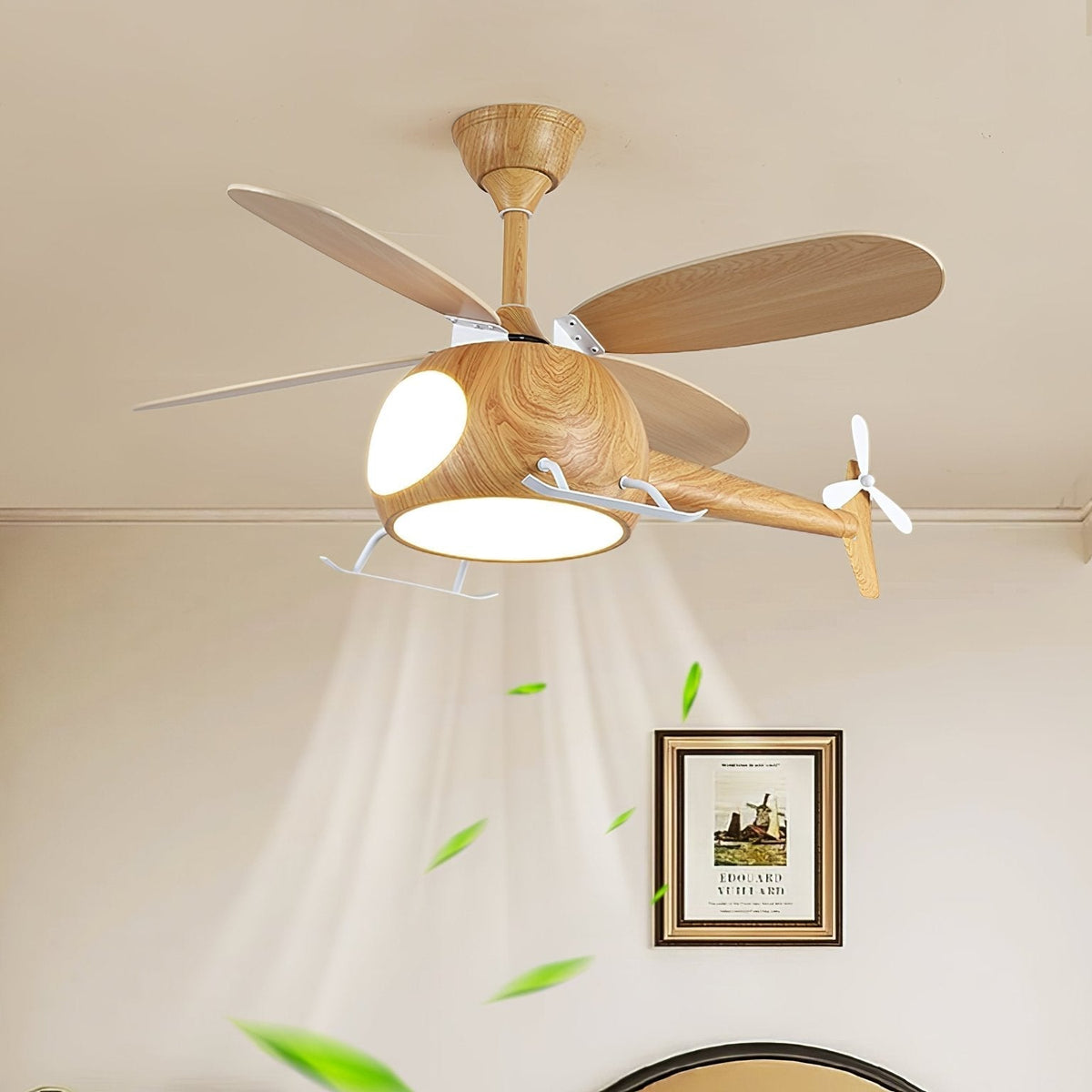 Plafonnier Ventilateur Aviara Enfant