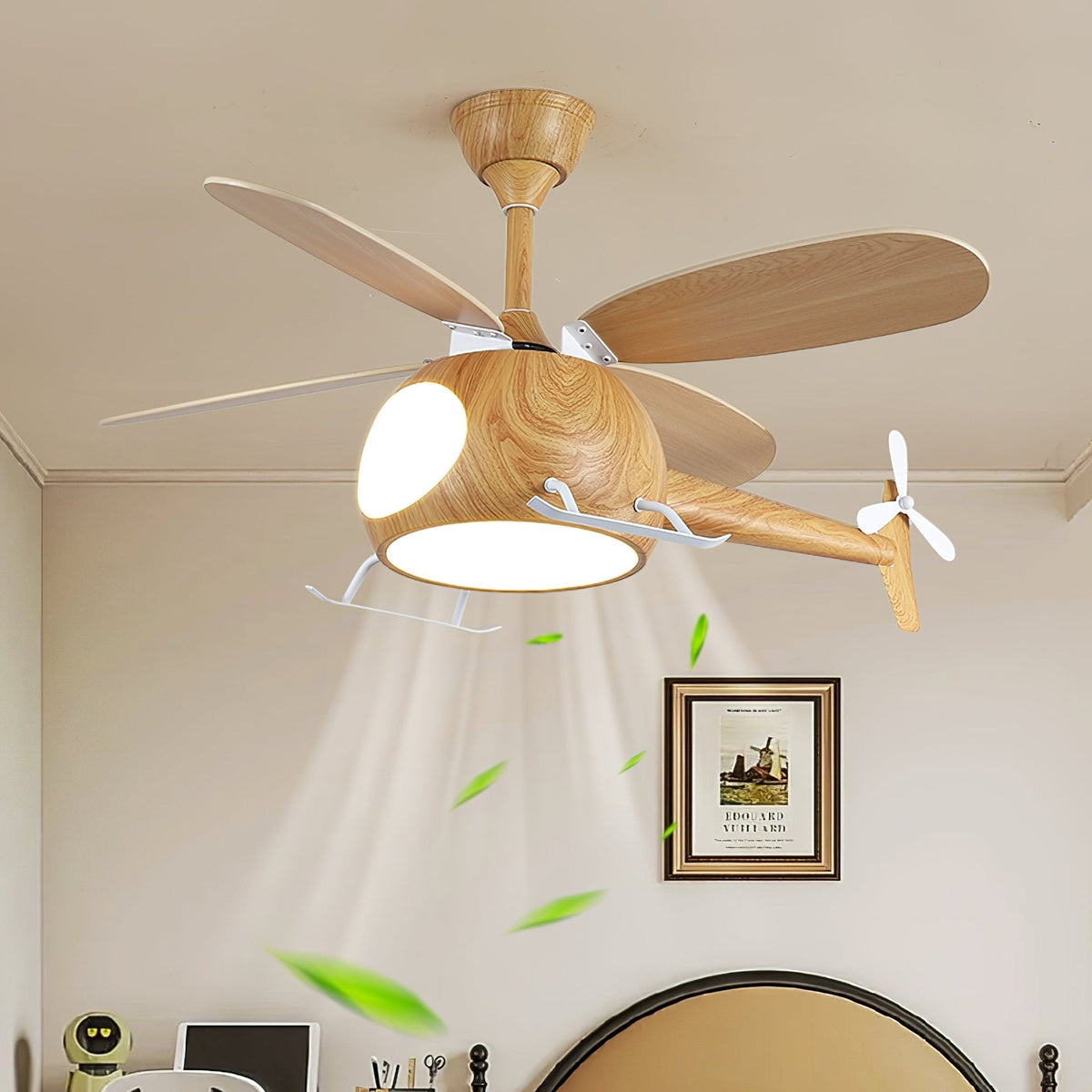 Plafonnier Ventilateur Aviara Enfant