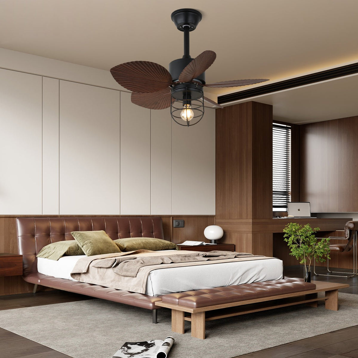 Plafonnier Ventilateur Lunair Industriel