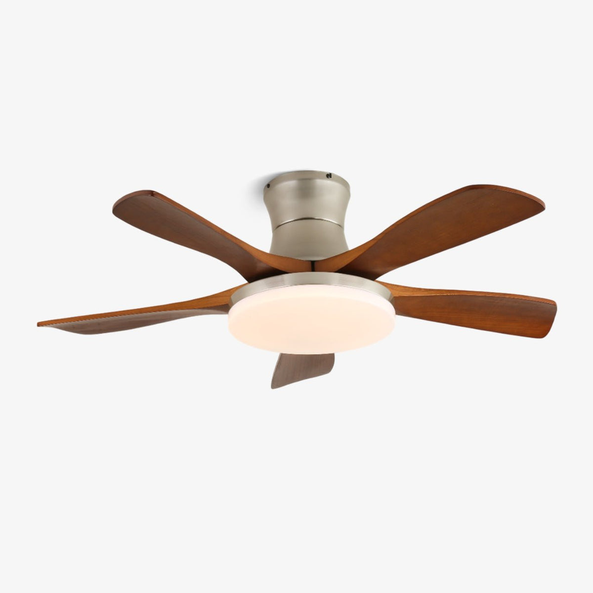 Plafonnier Ventilateur Brevo Laiton & Bois