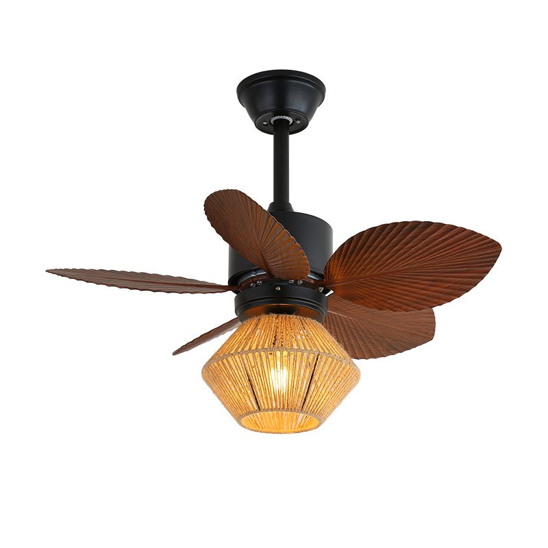 Plafonnier Ventilateur Daxon Rotin