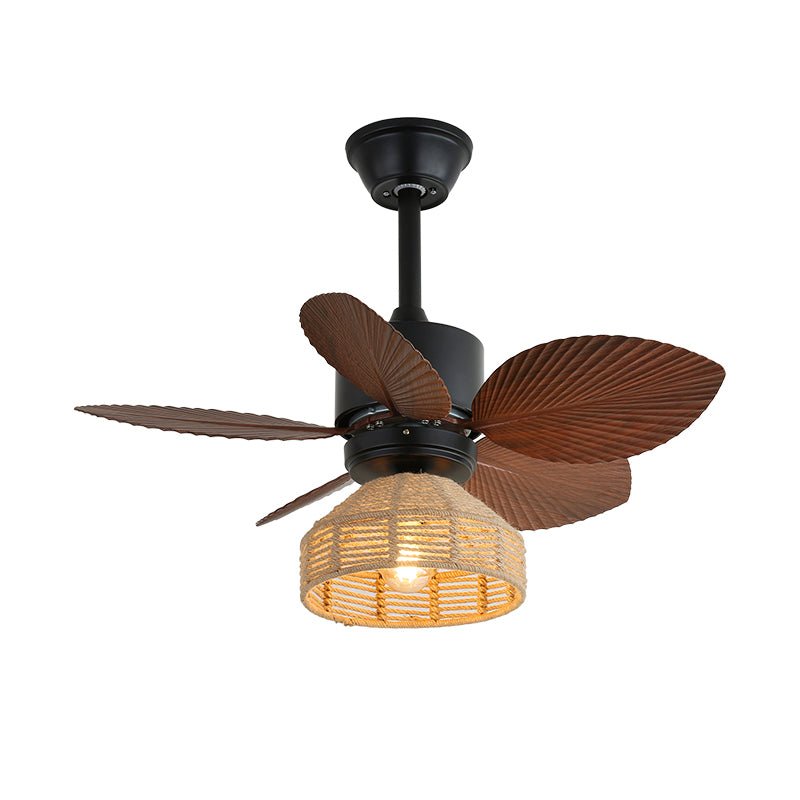 Plafonnier Ventilateur Daxon Rotin