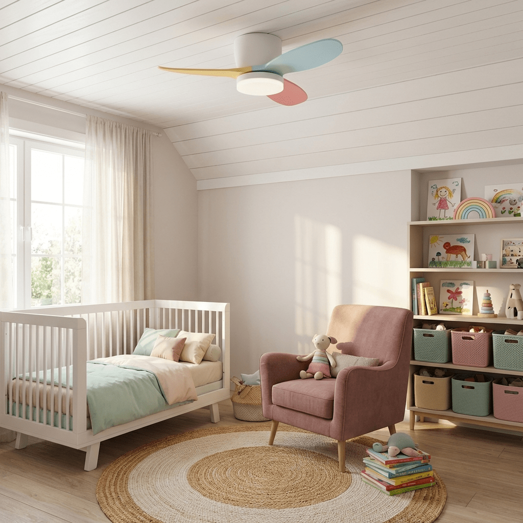 Plafonnier Ventilateur Milo Pétale