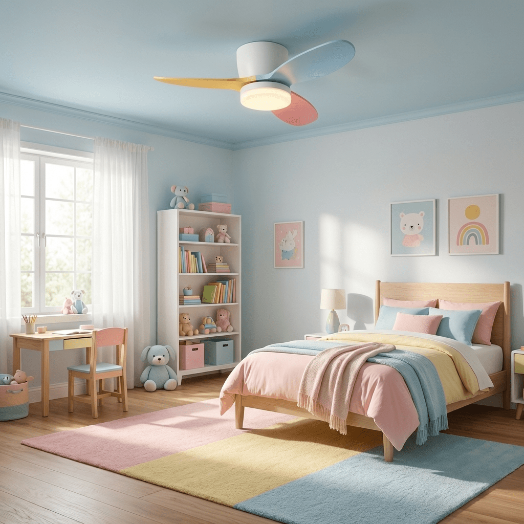 Plafonnier Ventilateur Milo Pétale