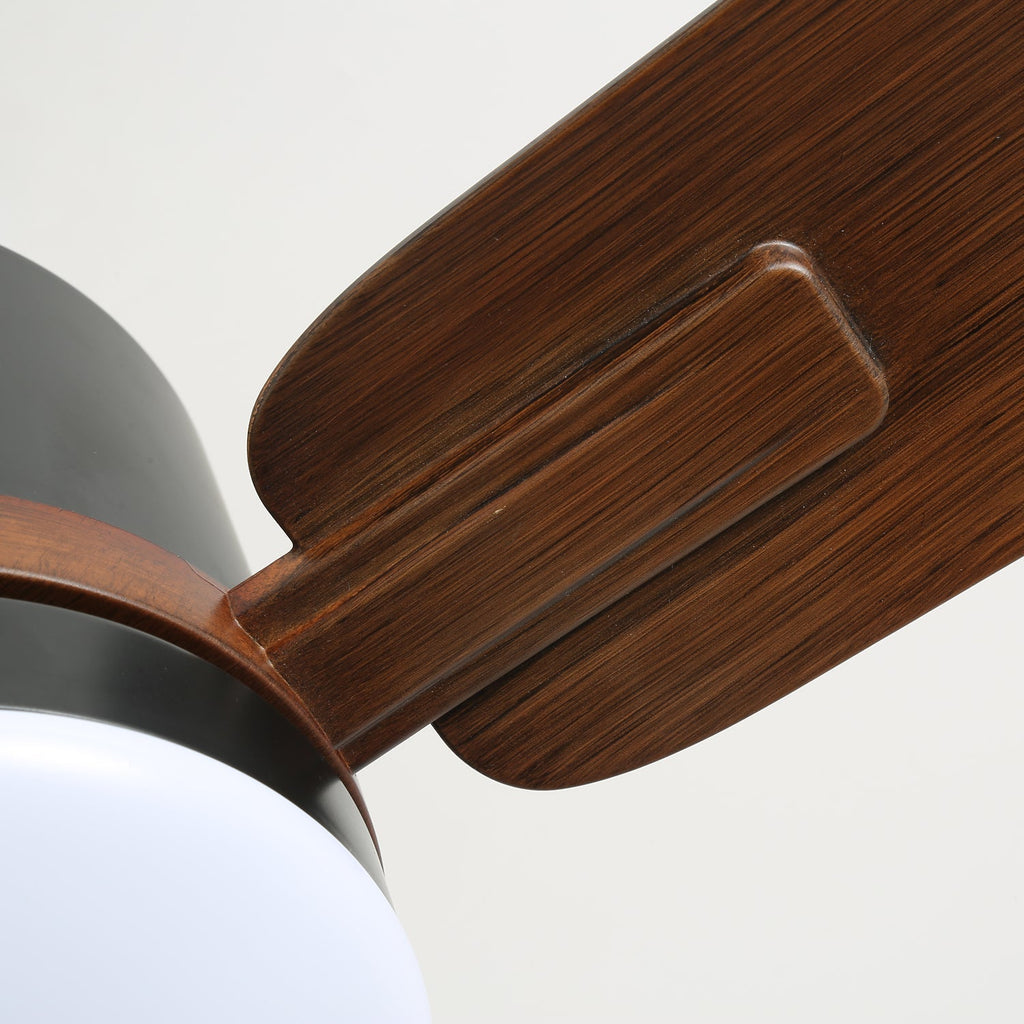 Plafonnier Ventilateur Zeyra en Bois