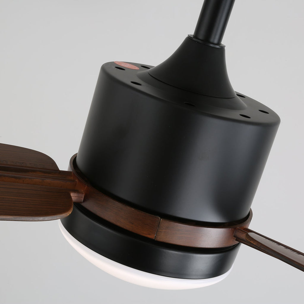 Plafonnier Ventilateur Zeyra en Bois