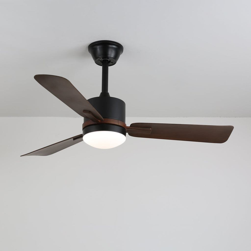 Plafonnier Ventilateur Zeyra en Bois