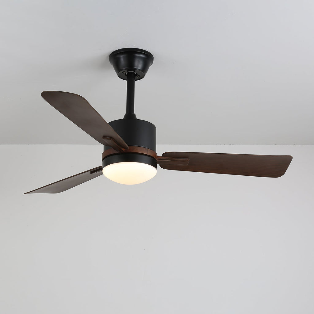 Plafonnier Ventilateur Zeyra en Bois