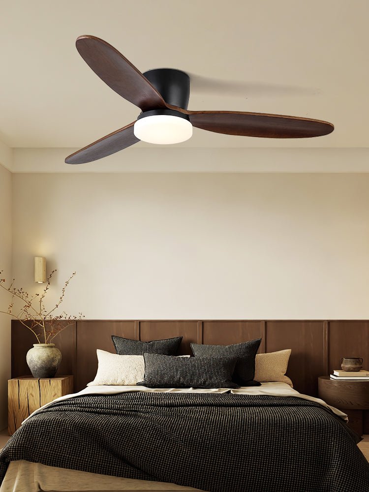 Plafonnier Ventilateur Athyrs en Bois