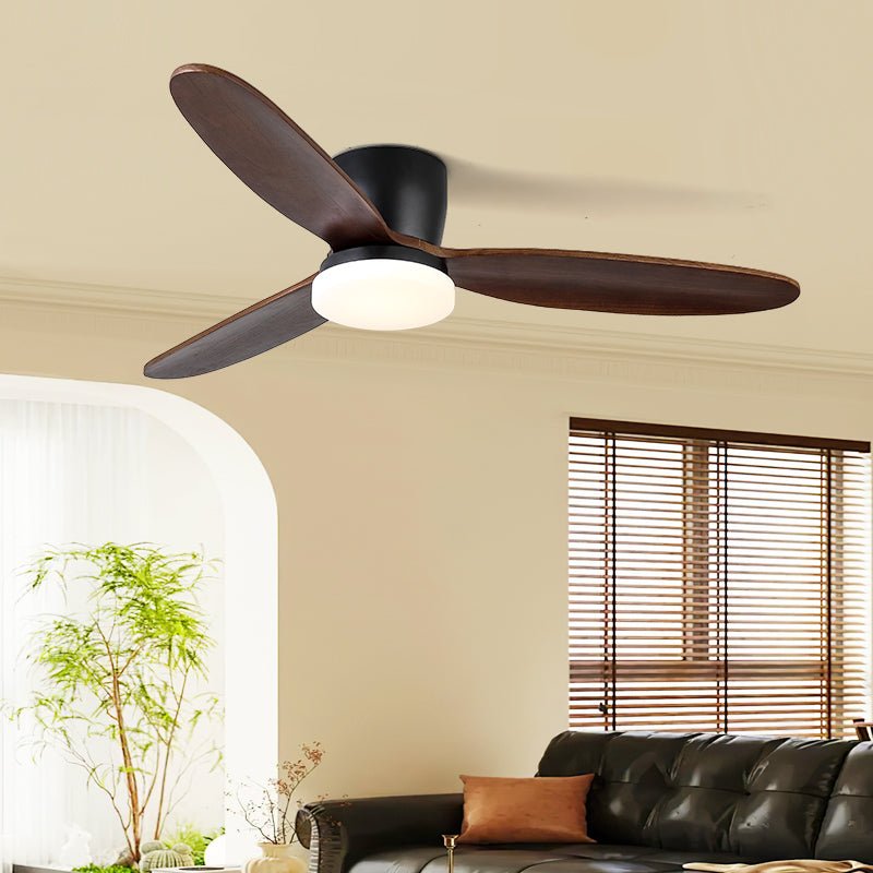 Plafonnier Ventilateur Athyrs en Bois
