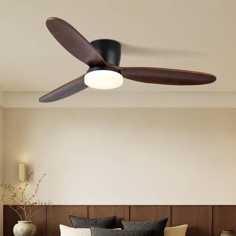 Plafonnier Ventilateur Athyrs en Bois
