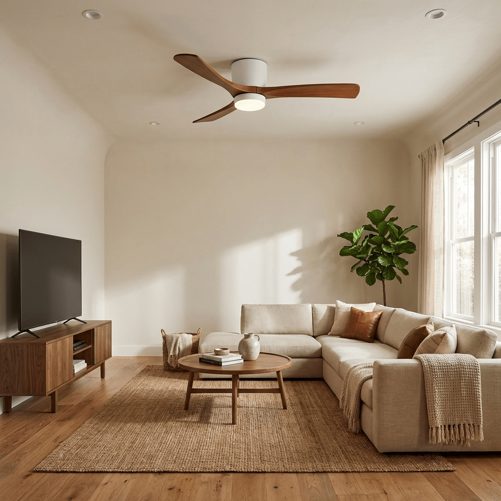 Plafonnier Ventilateur Ezra Nordique