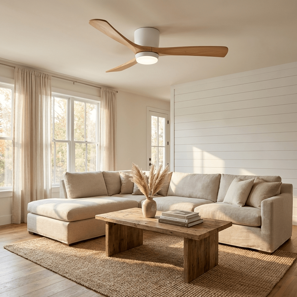 Plafonnier Ventilateur Ezra Nordique