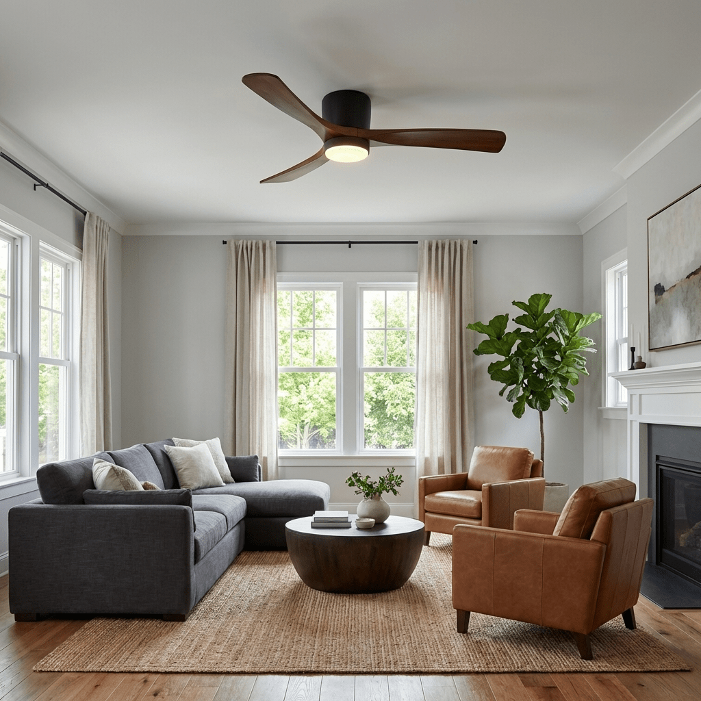 Plafonnier Ventilateur Ezra Nordique