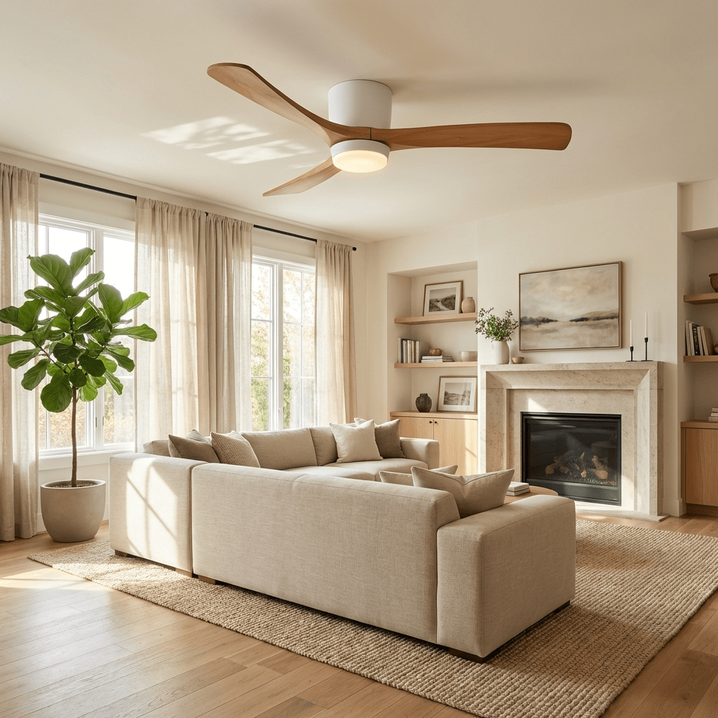 Plafonnier Ventilateur Ezra Nordique