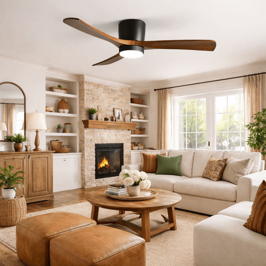 Plafonnier Ventilateur Ezra Nordique