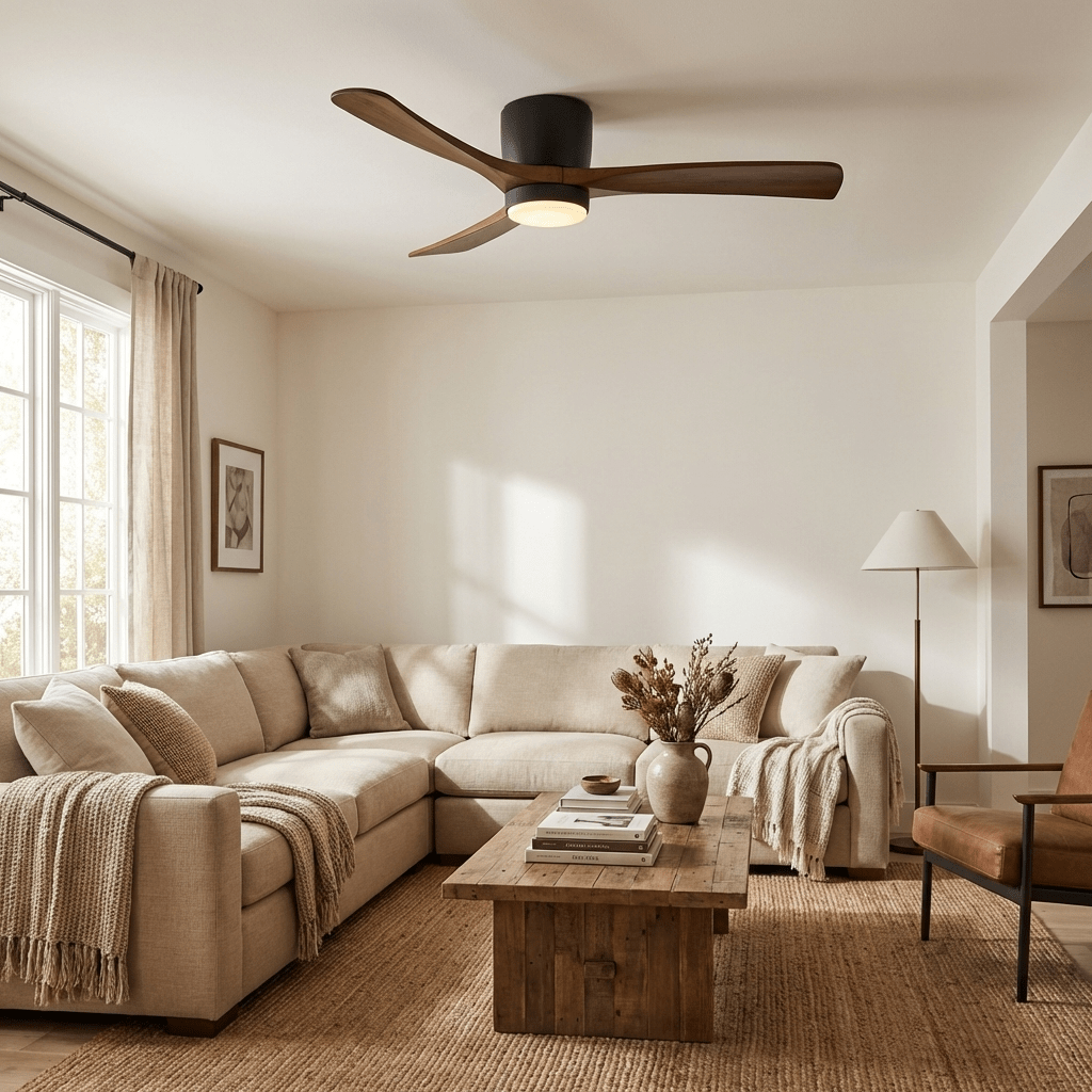 Plafonnier Ventilateur Ezra Nordique
