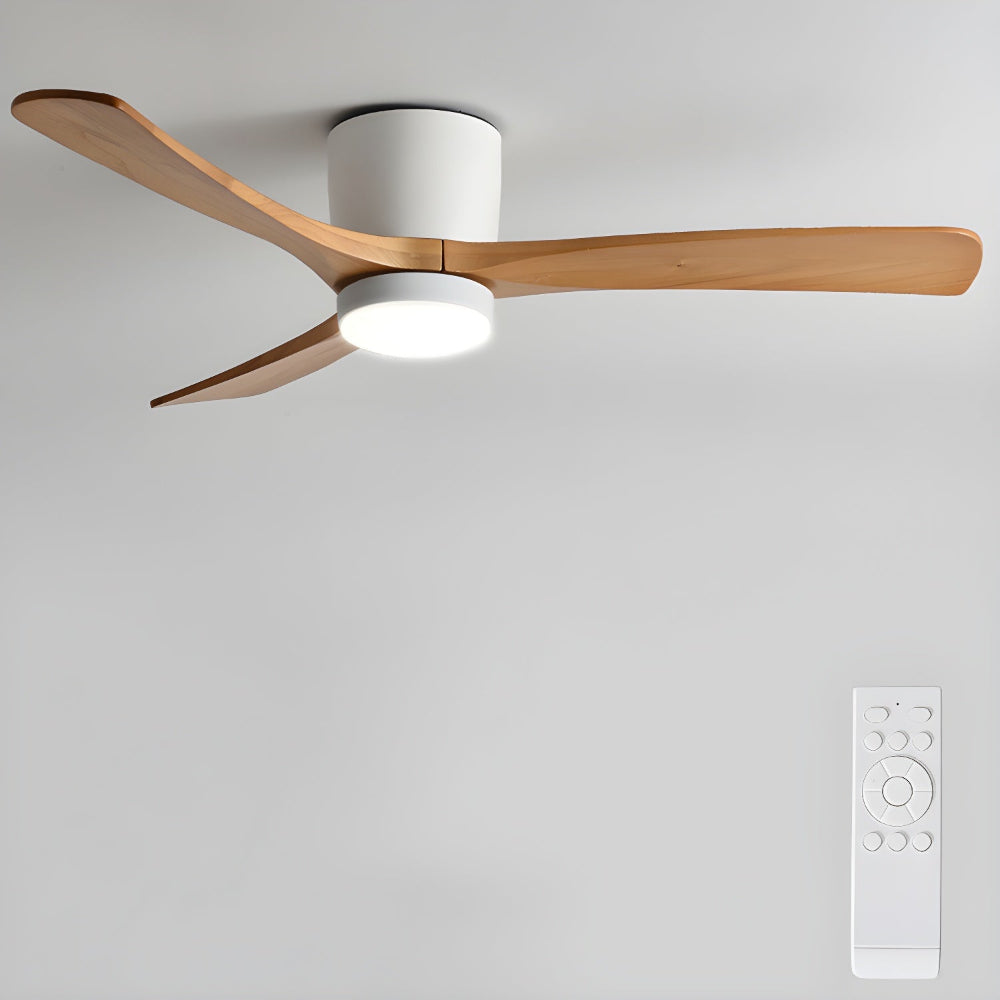 Plafonnier Ventilateur Elena en Bois
