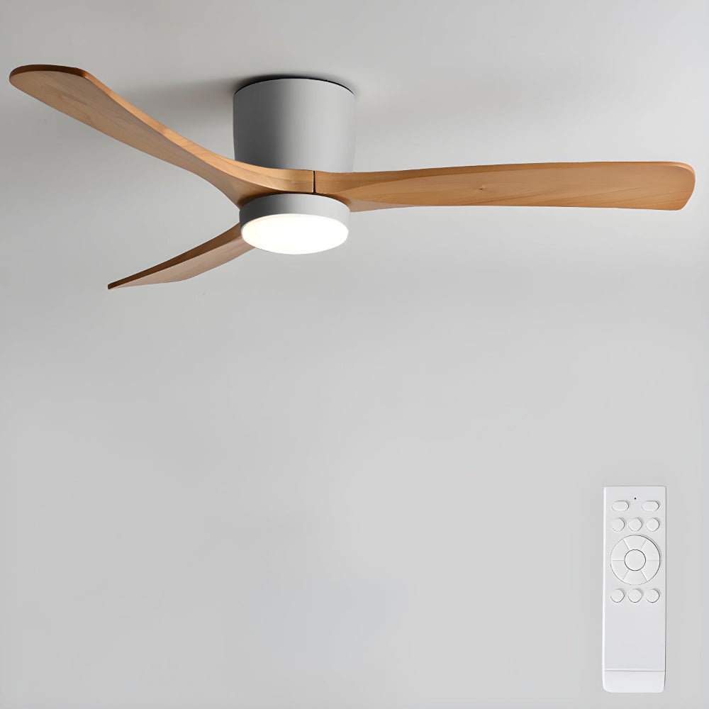 Plafonnier Ventilateur Elena en Bois