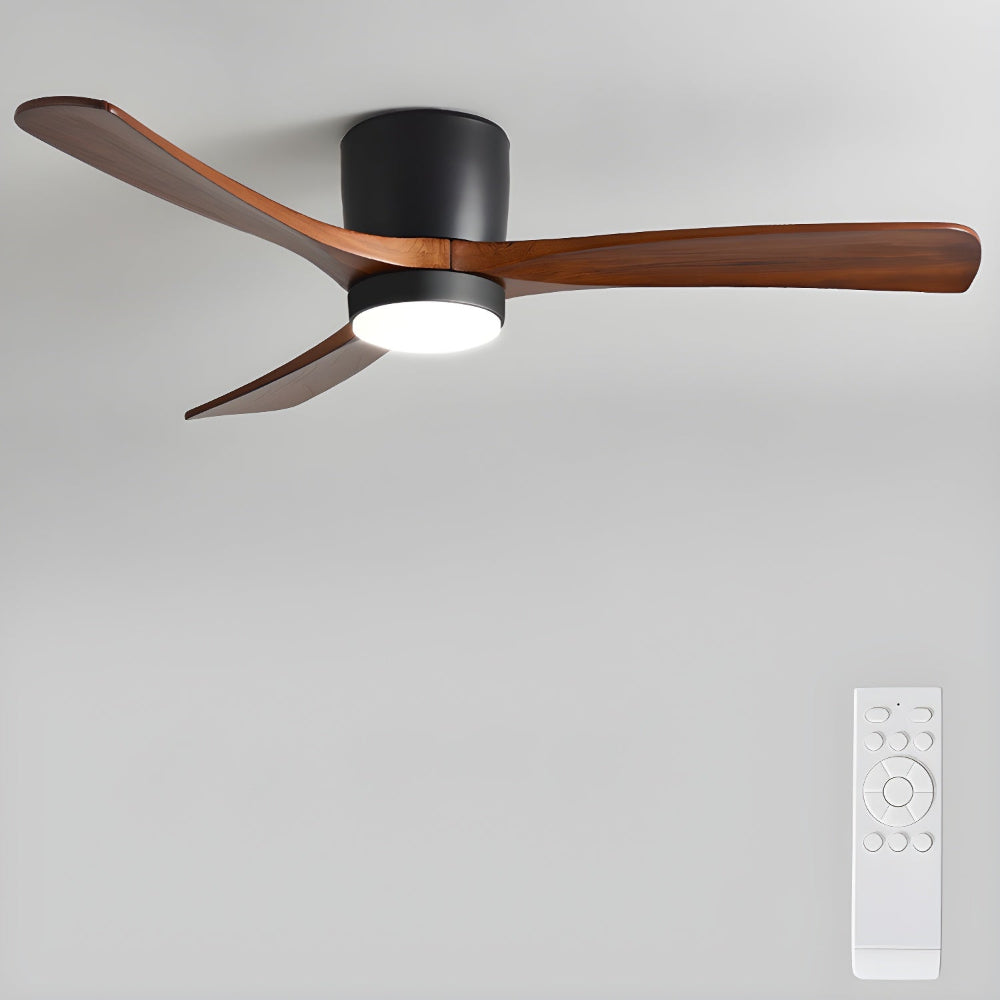 Plafonnier Ventilateur Elena en Bois