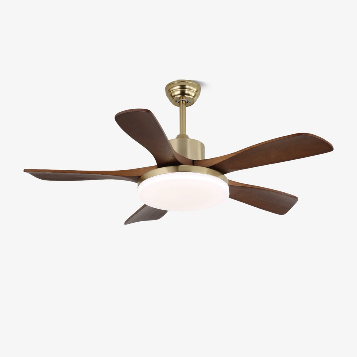 Plafonnier Ventilateur Aurelia Laiton & Bois