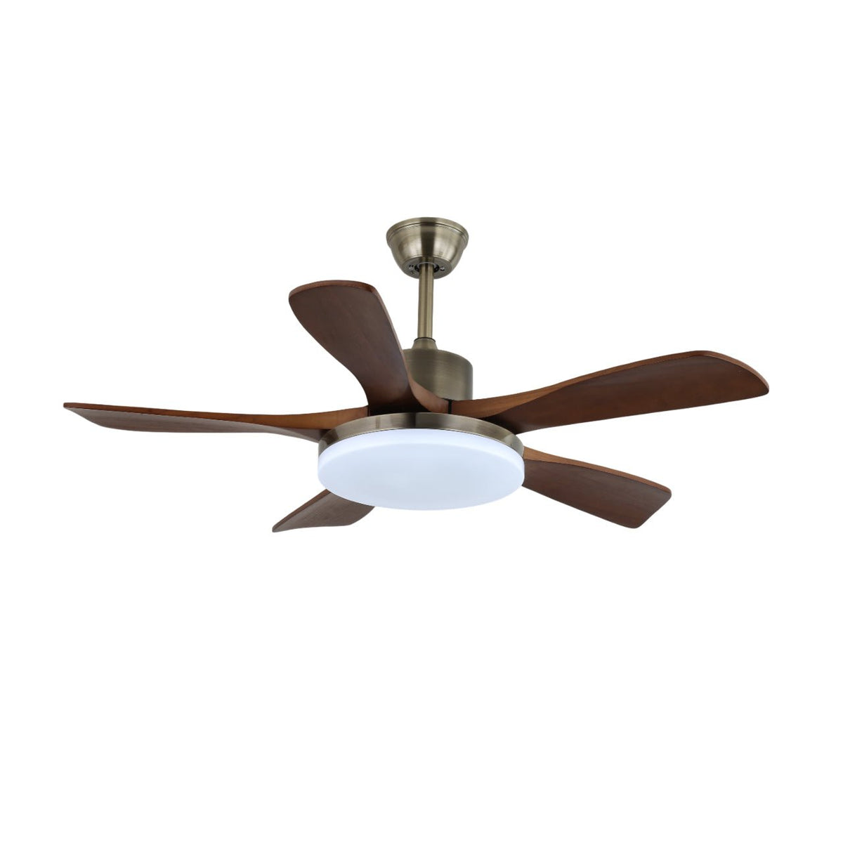 Plafonnier Ventilateur Aurelia Laiton & Bois
