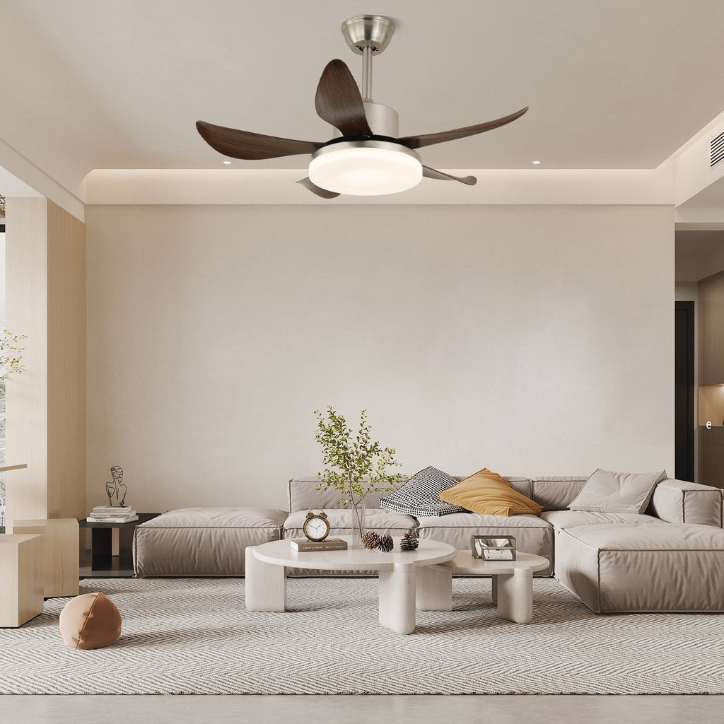 Plafonnier Ventilateur Nerra en Bois