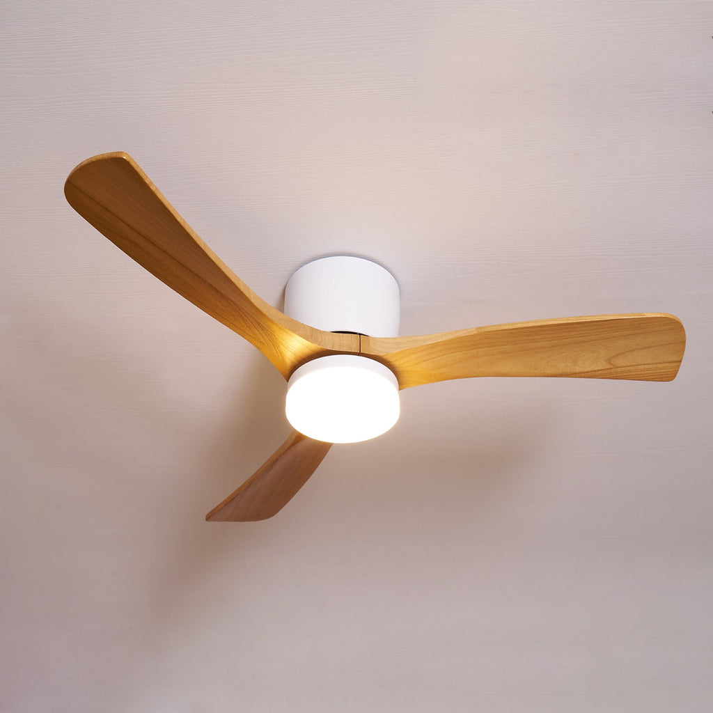 Plafonnier Ventilateur Elena en Bois