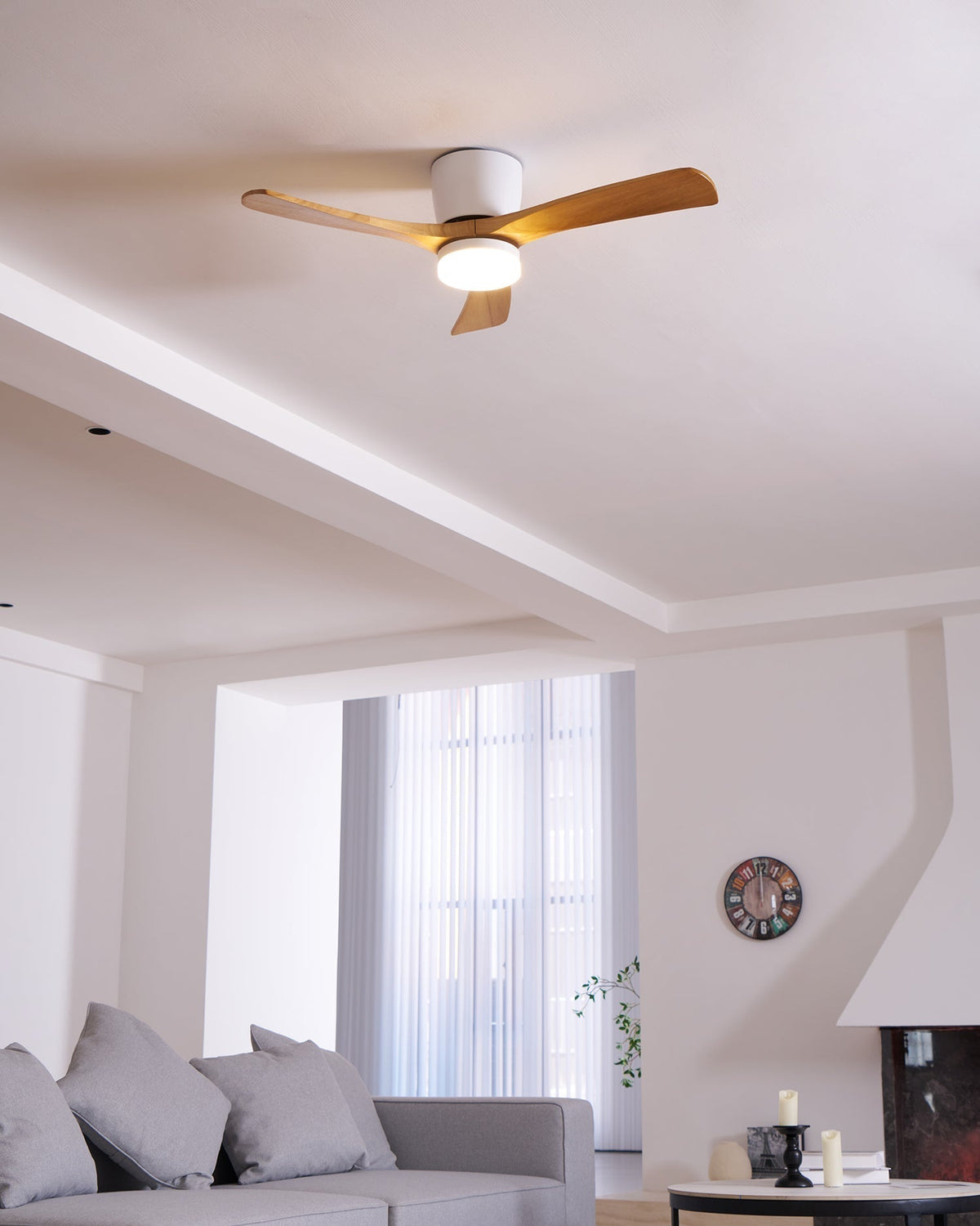 Plafonnier Ventilateur Ezra Nordique
