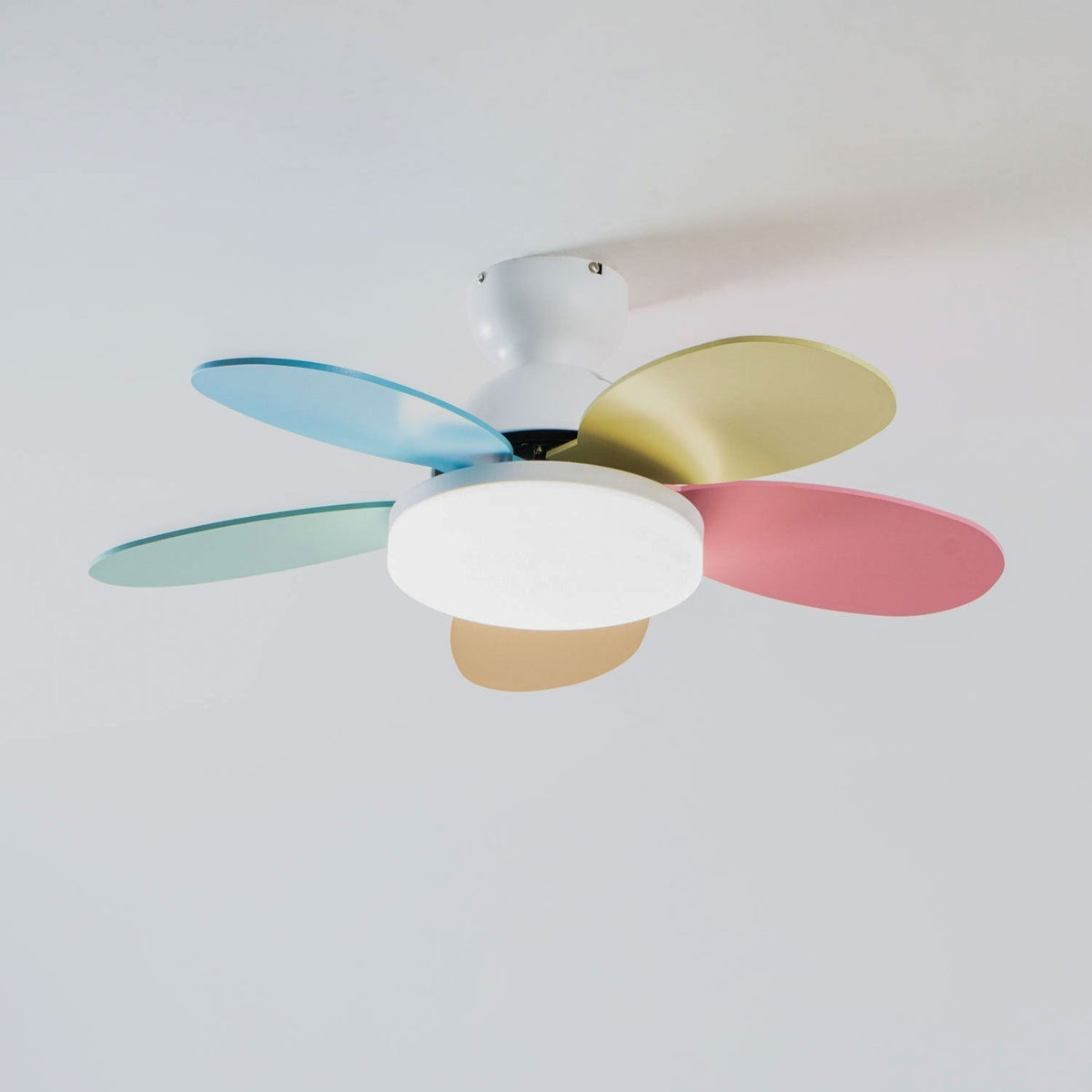 Plafonnier Ventilateur Liora Coloré
