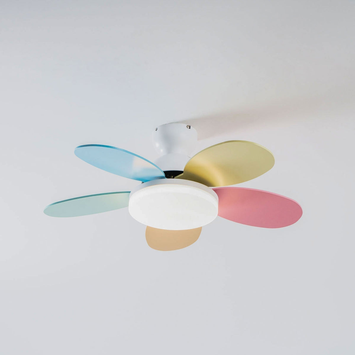 Plafonnier Ventilateur Liora Coloré